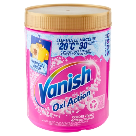 Vanish Oxi Action Polvere rosa Smacchiatore bucato 1kg